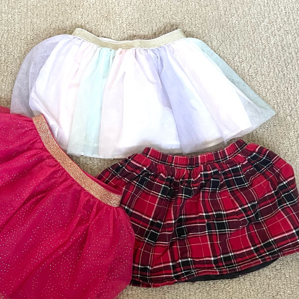 Colorful Kids Skirt Set